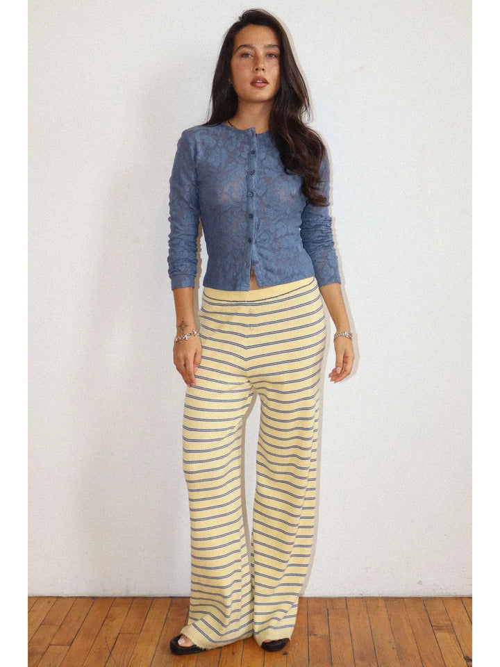 Lace Button Front Cardigan