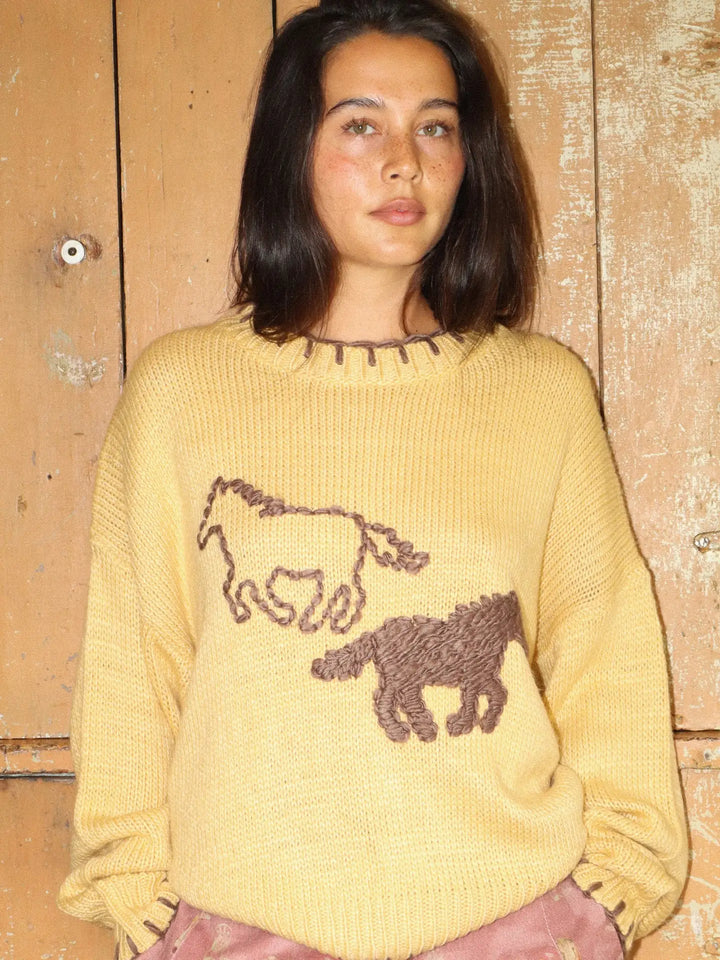 Western Horse Knit