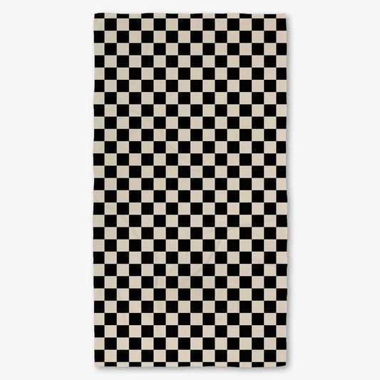 Checkered Luxe Bath Towel