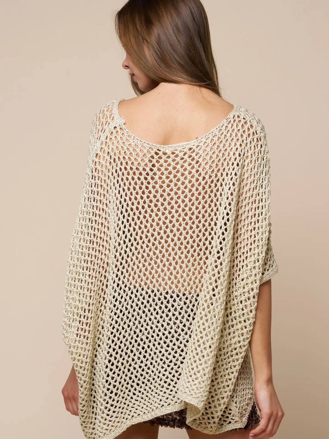 Star Crochet Loose Fit Top
