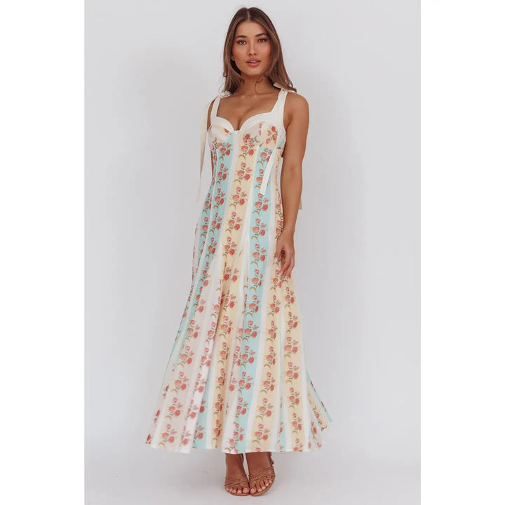 Romantic Floral Maxi Dress