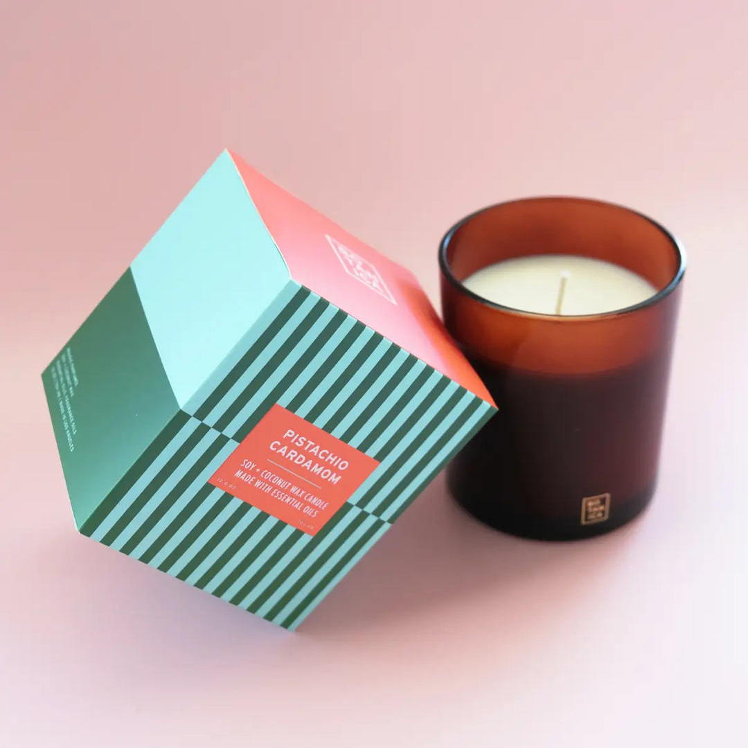 Essentials: Pistachio + Cardamom Candle | 12 oz.