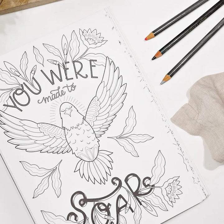 You Are Made of Magic: Coloring Book with Affirmations
