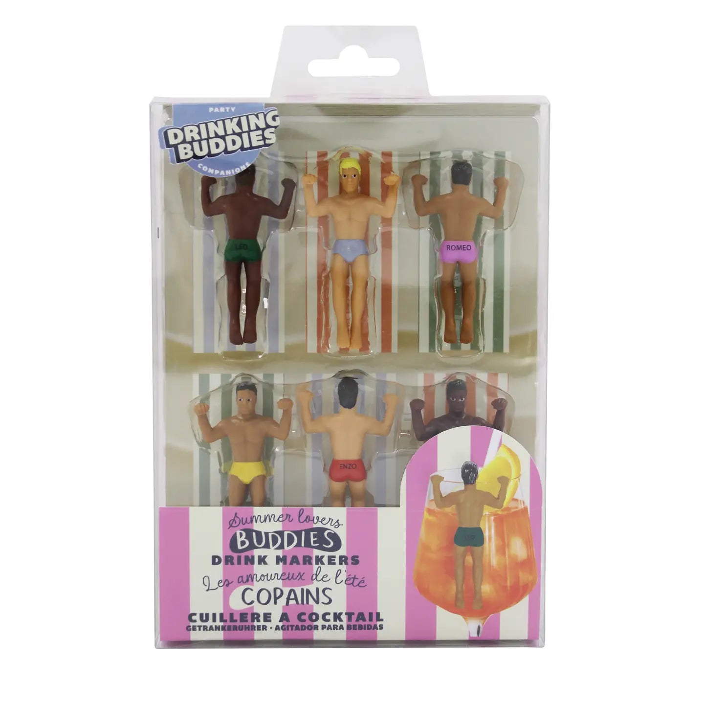 Summer Lovers Drink Markers - 6 Pack