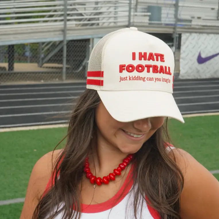 I Hate Football Trucker Hat