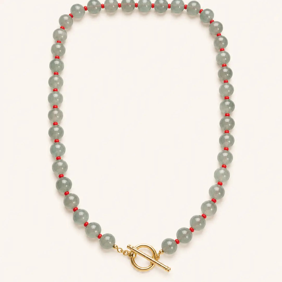Matrix Beaded Toggle Necklace