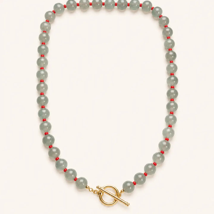 Matrix Beaded Toggle Necklace