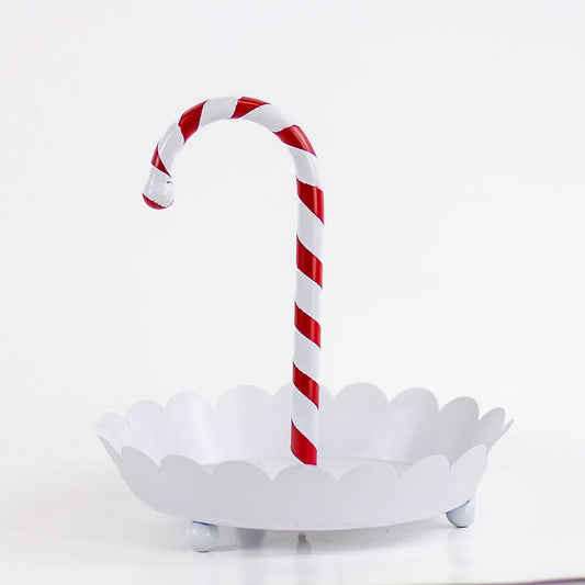 Candy Cane Server White/Red 8x8x8