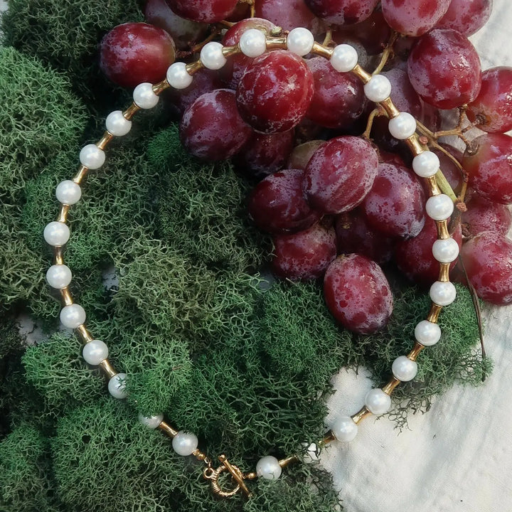 Livi Beaded Necklace : Hypoallergenic and Water Resistant