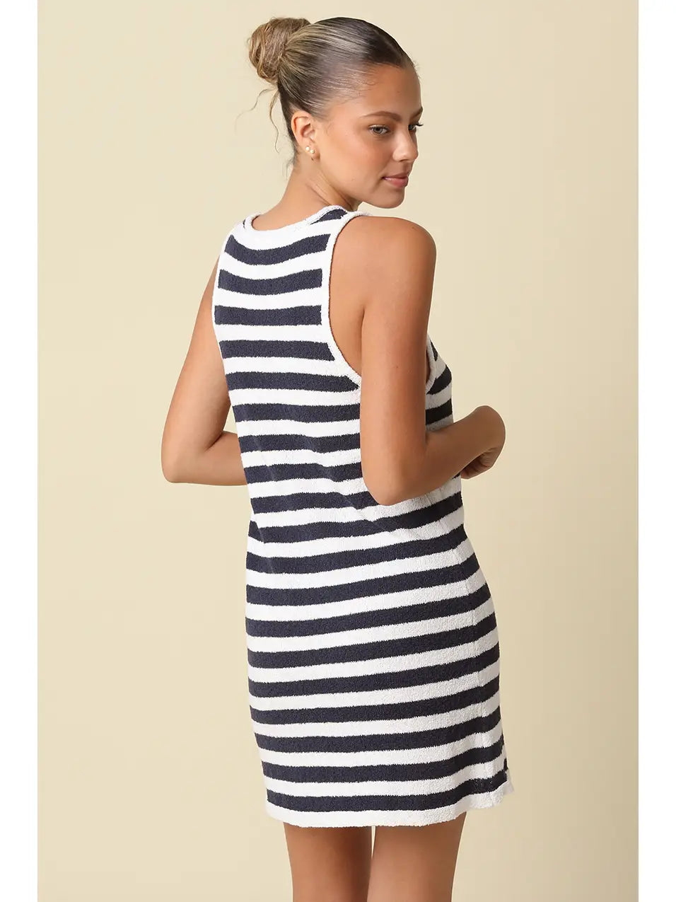 Chloe Terry Stripe Mini Dress