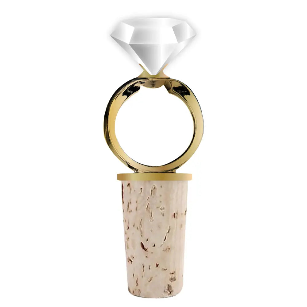Engagement Ring Bottle Stopper