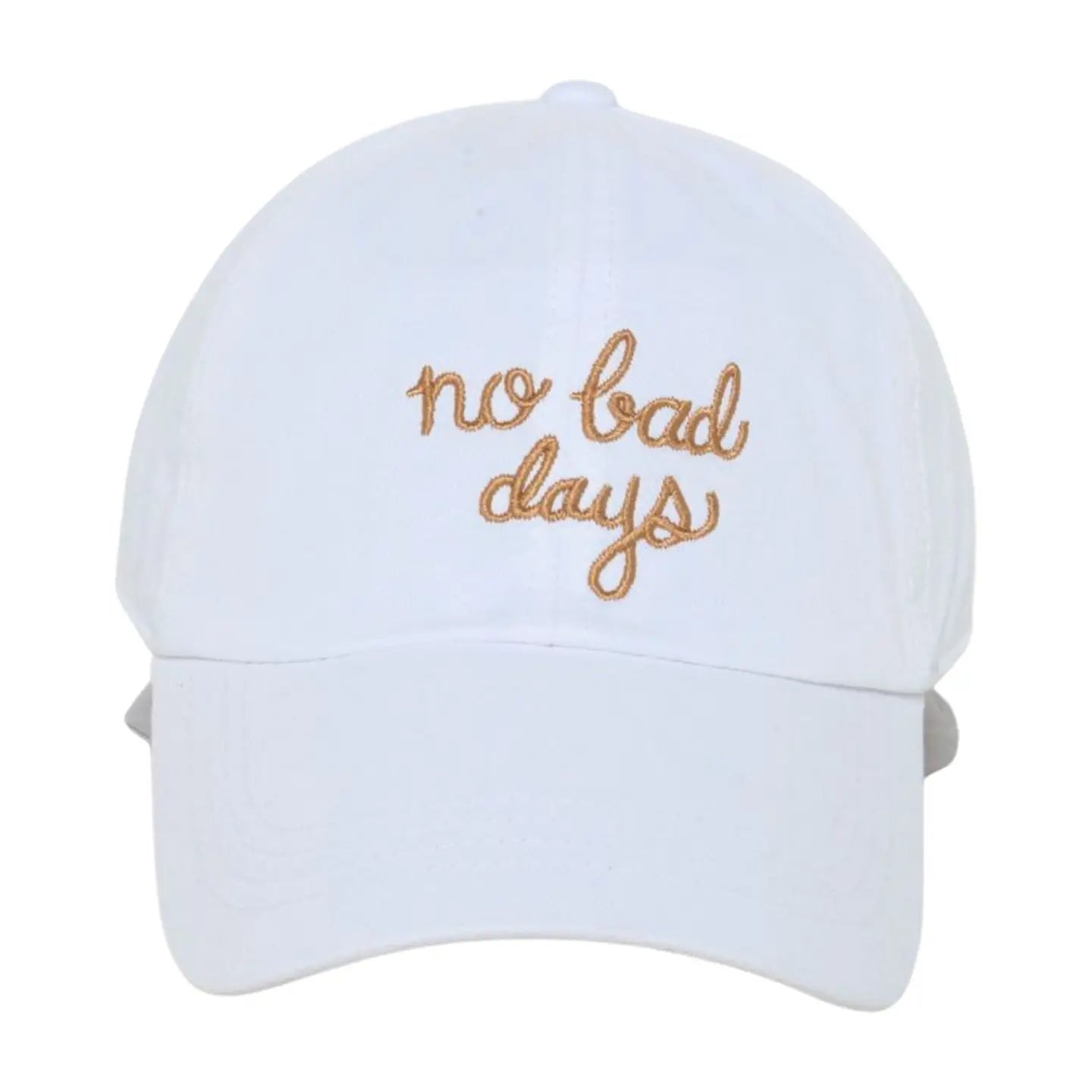 "No Bad Days" Embroidered Baseball Cap