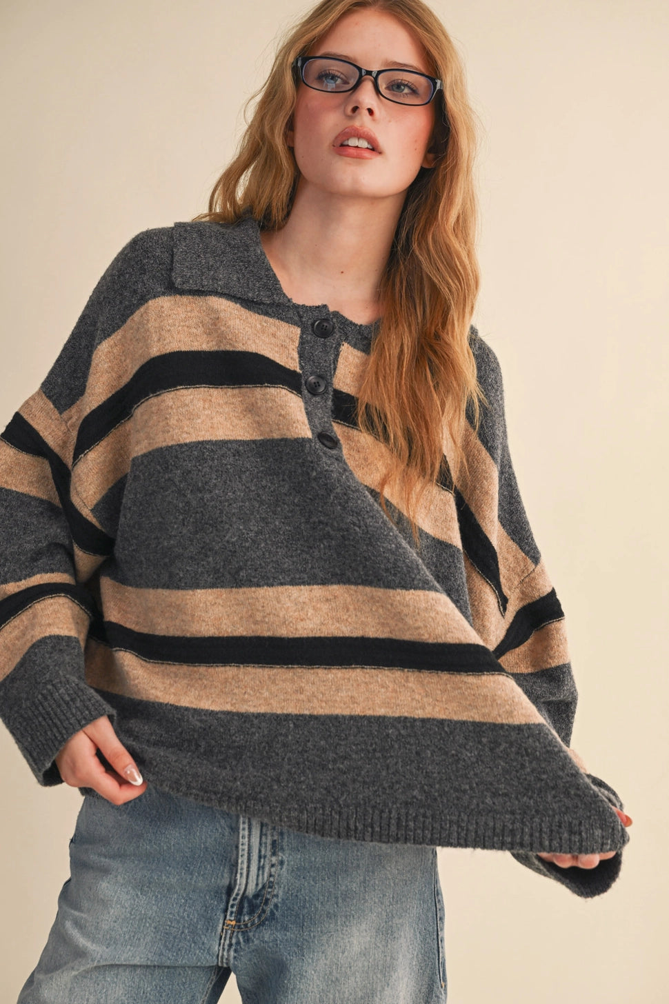 Striped Rugby Sweater