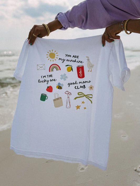 You Are My Sunshine Graphic Tee - White