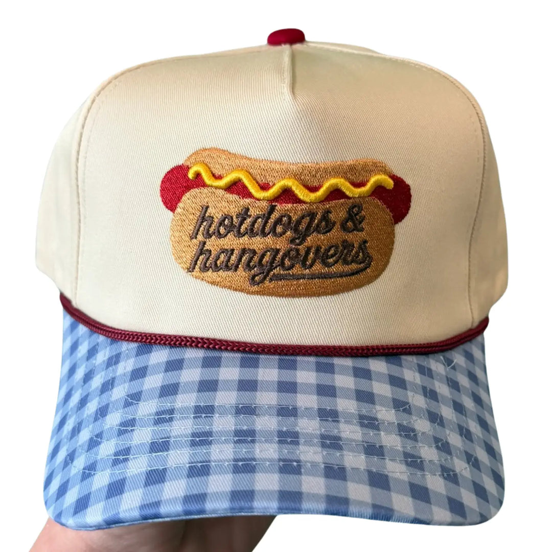 Hotdogs & Hangovers Canvas Cap