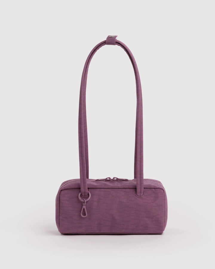 Plum Small Nylon Bowler Bag Baggu