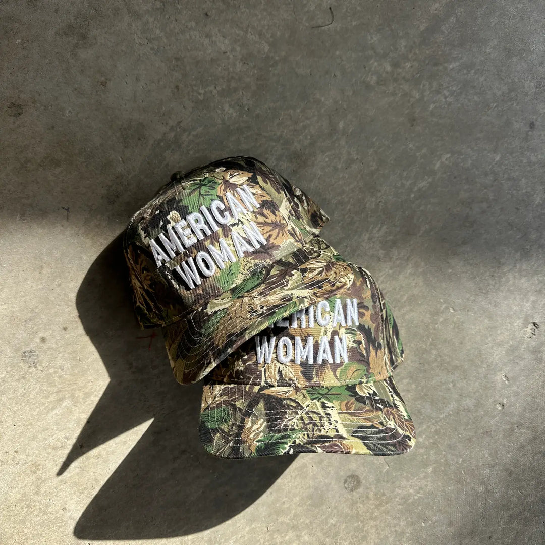American Woman Camo Hat