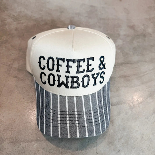 Coffee & Cowboys Canvas Cap