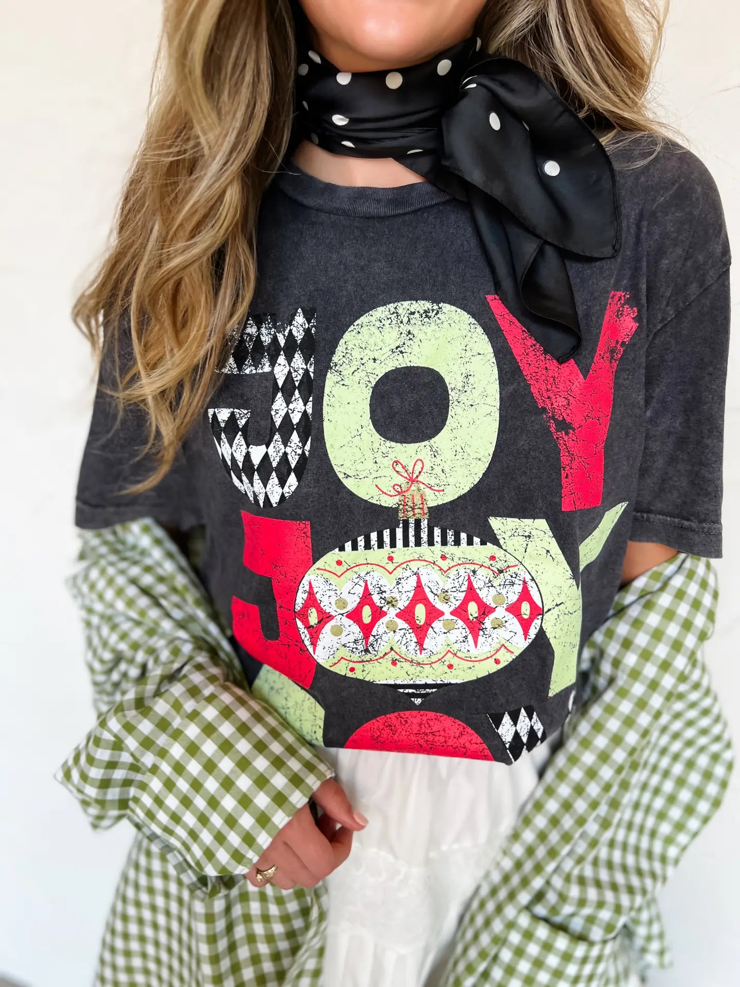 Joy Stacked Graphic Tee