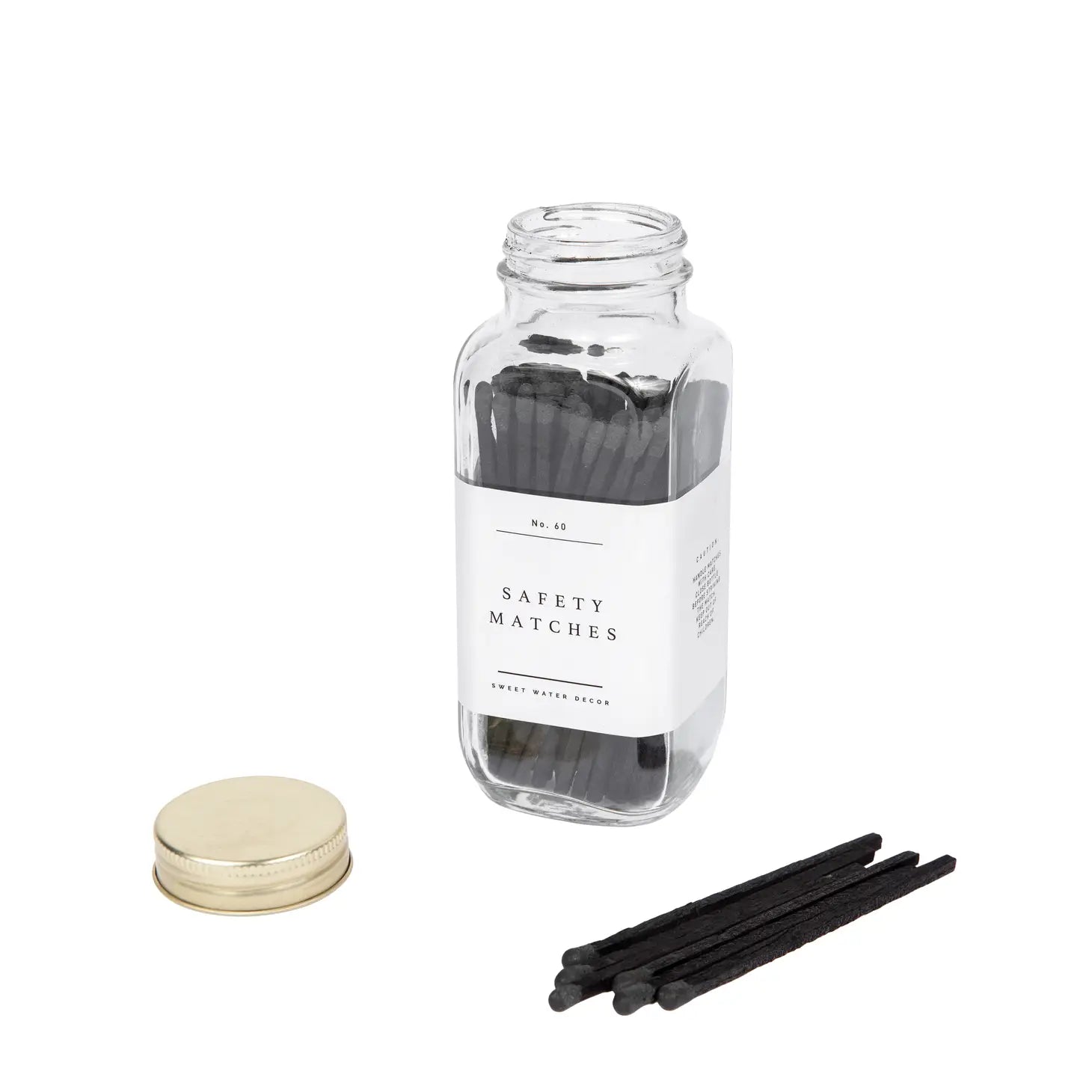 Black Safety Matches