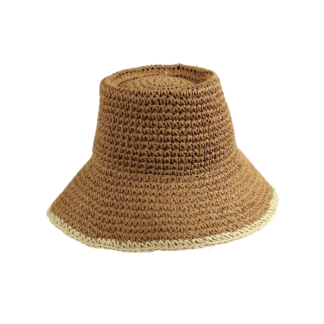 Paper Crochet Bucket Hat for Spring