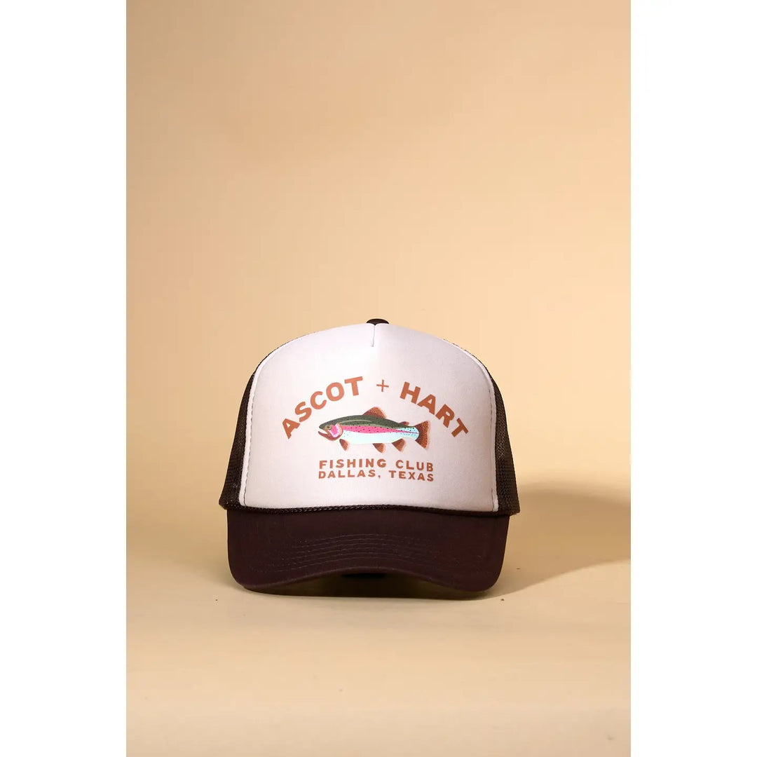 Brown A+H Fishing Club Trucker