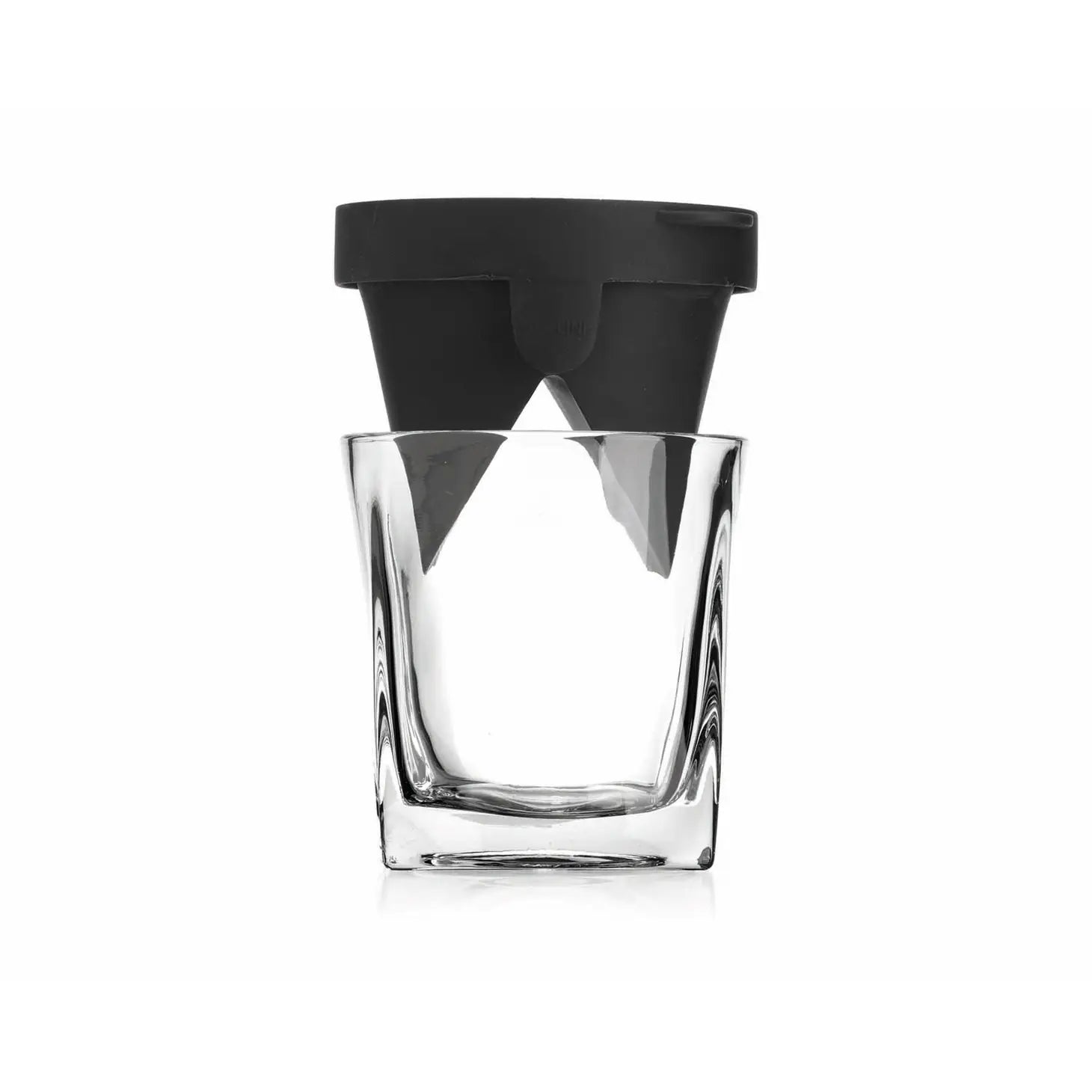 Whiskey Glass and Ice Mold Gift Set