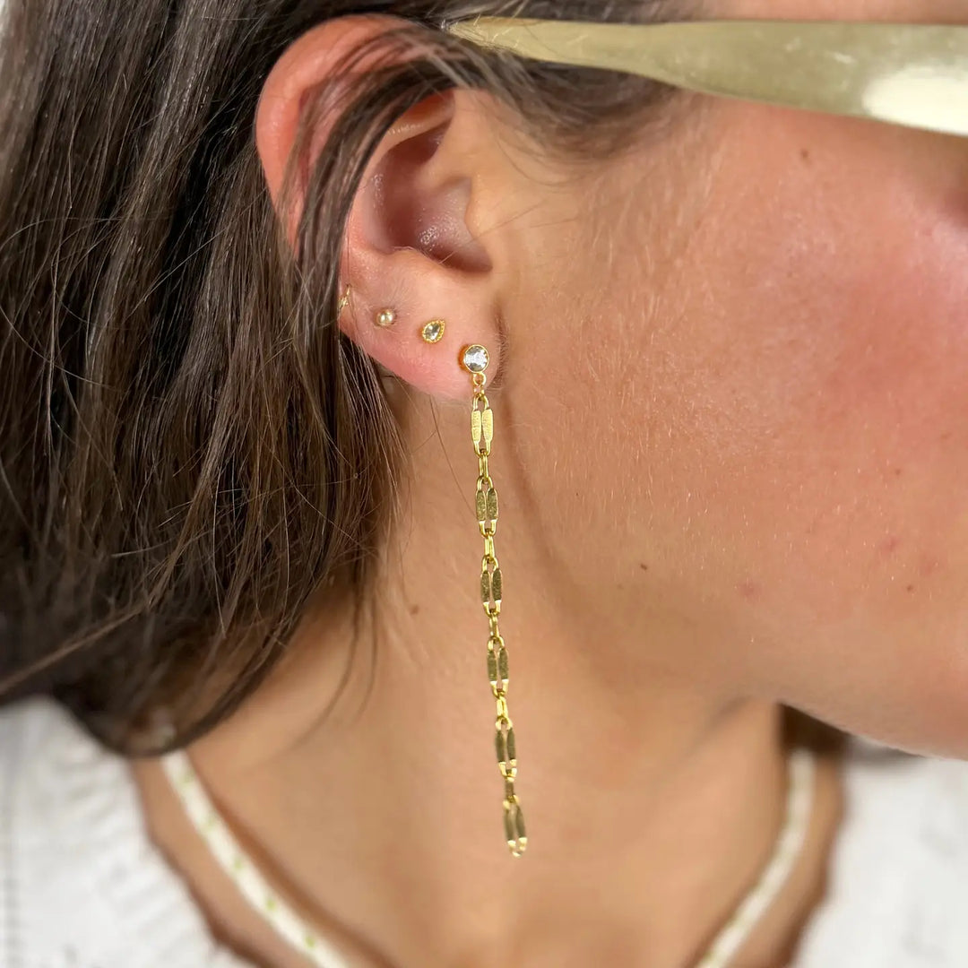 Della Drop Earring : Hypoallergenic and Water Resistant
