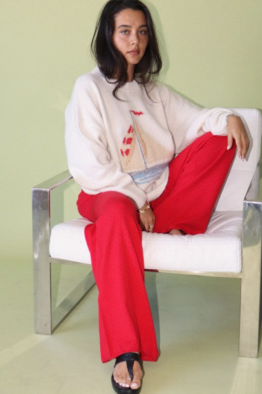 Let's Sail Cozy Crewneck