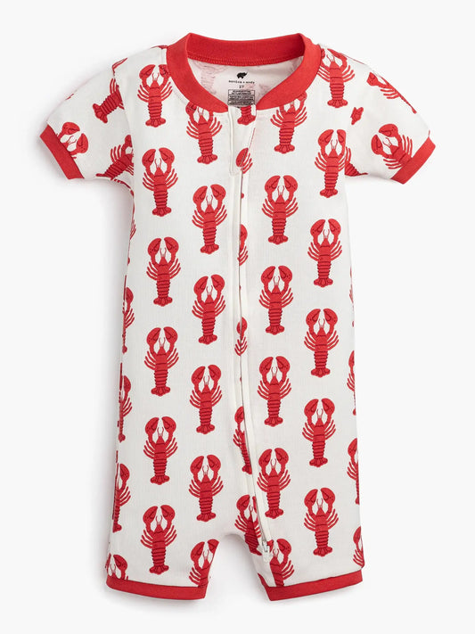 Lobster Baby Shorty Pajamas