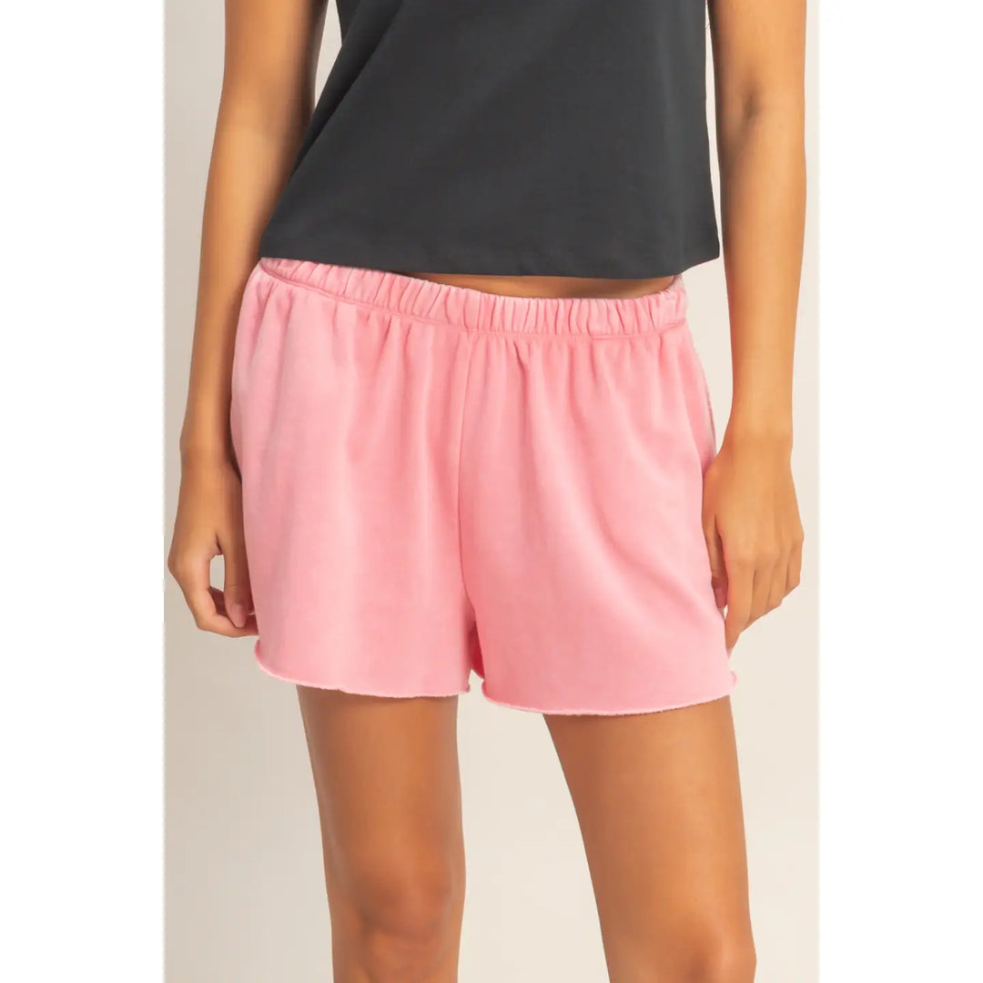 Mineral Wash French Terry Shorts