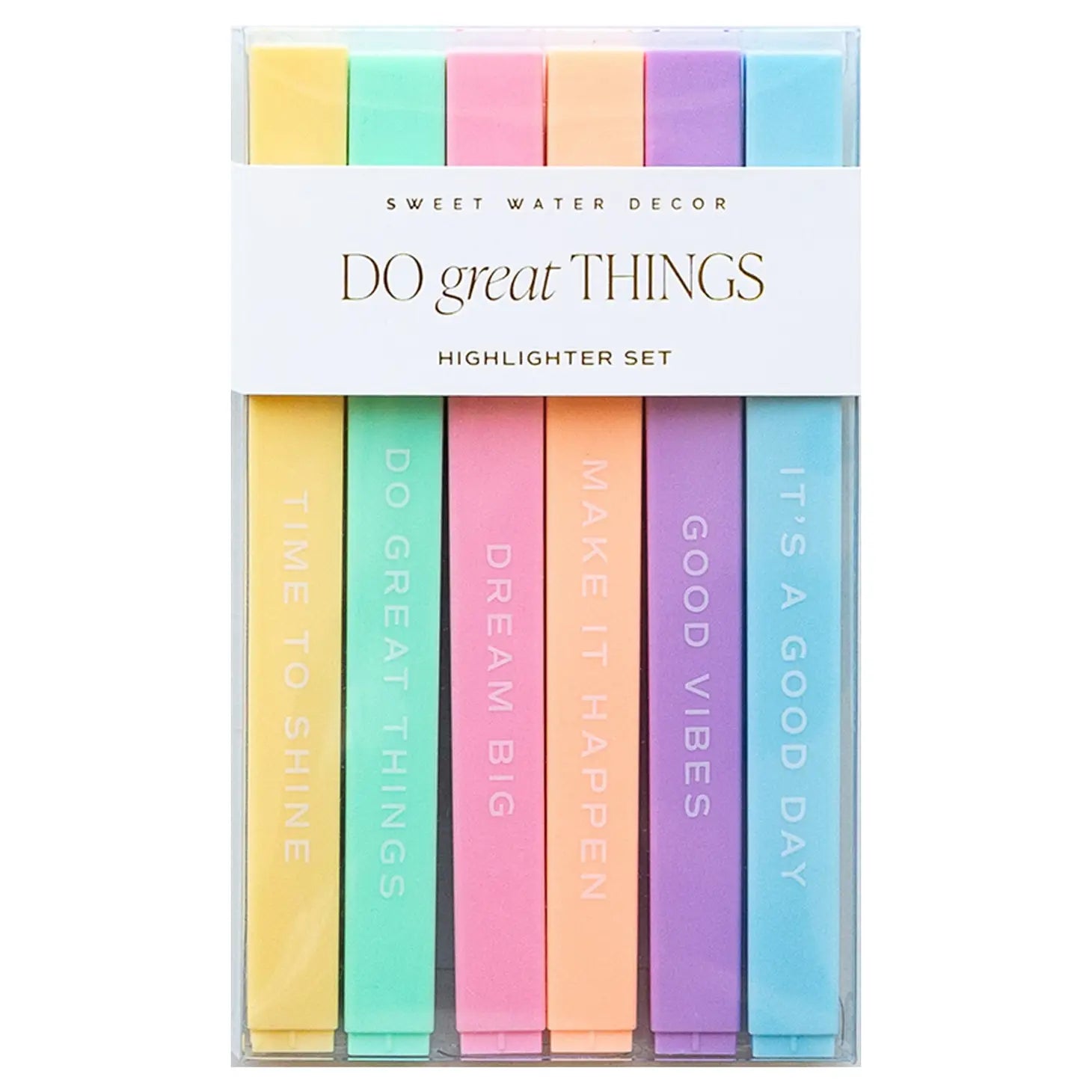 Do Great Things Highlighter Set - Stationery Set