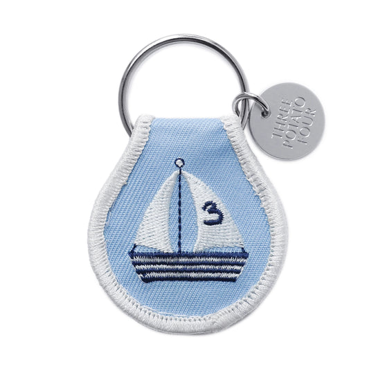 Patch Keychain - Sailboat