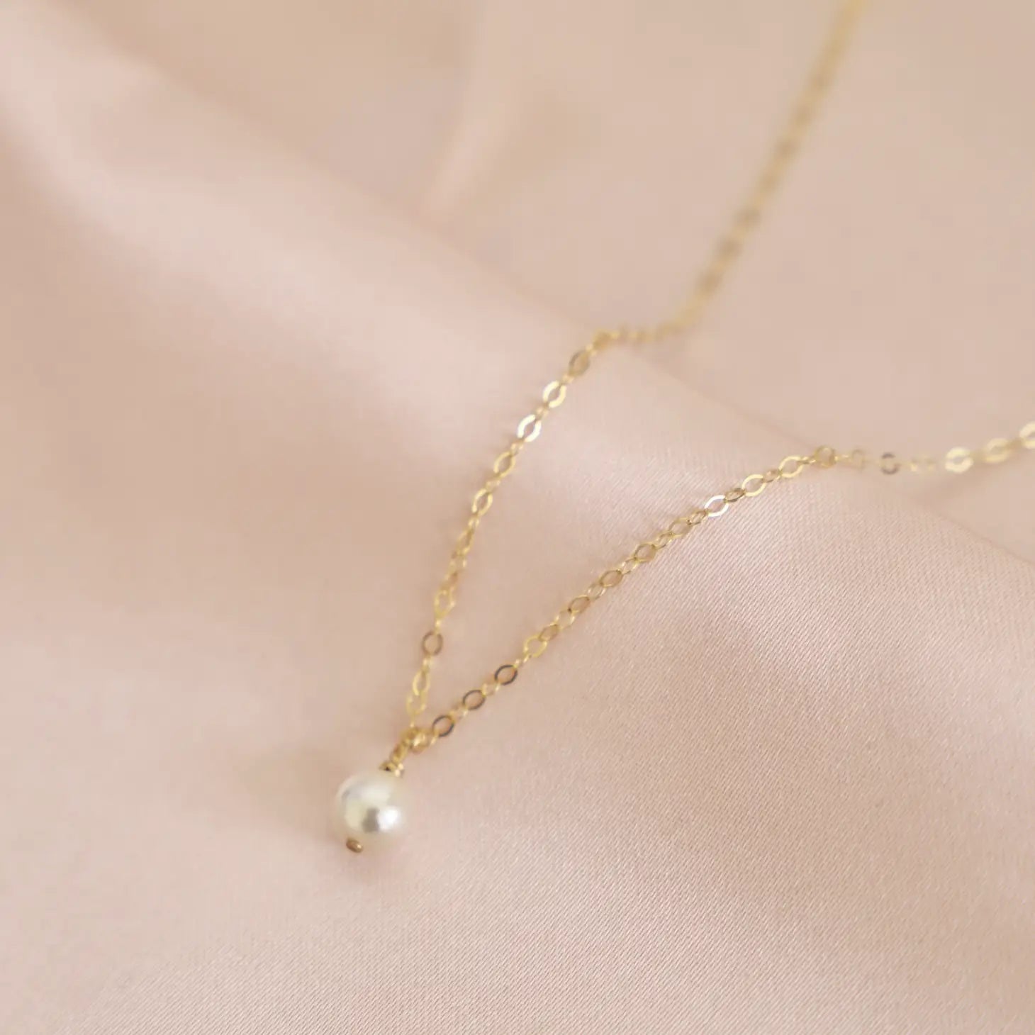 Gold Filled Pearl Necklace - Katie Waltman