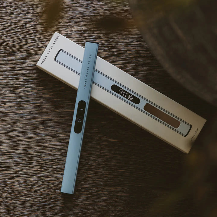 Light Blue Rechargeable Electric Lighter - Home Decor