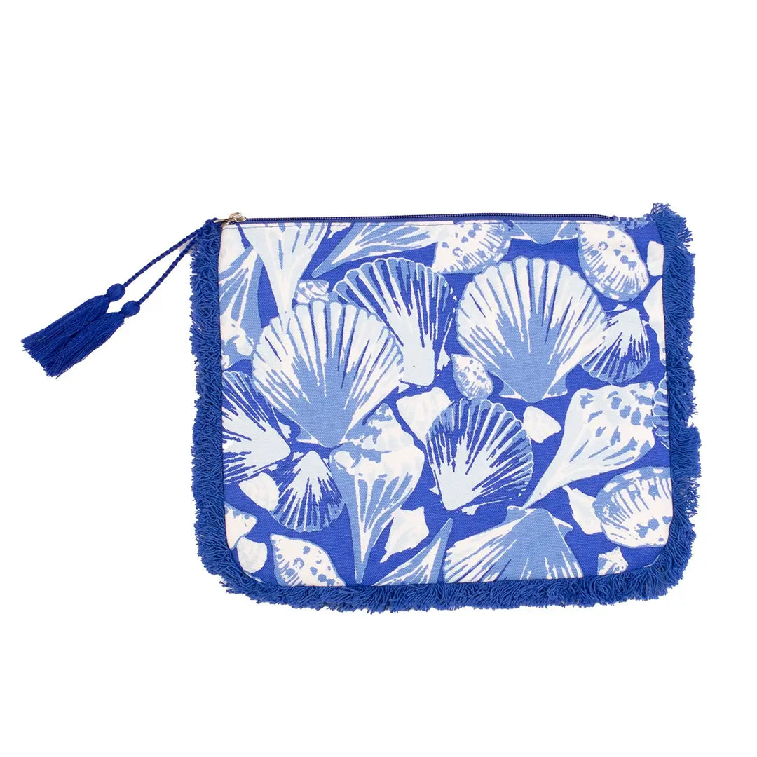 Sanibel Fringe Cosmetic Sapphire/Palace/Sky 10.5x8.5