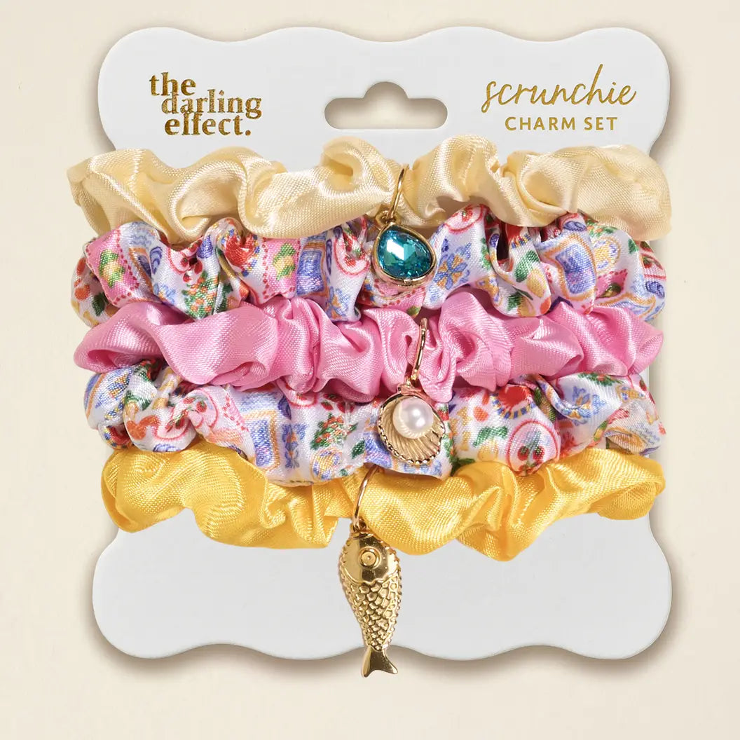 Scrunchie Charm Set–Ciao Bella