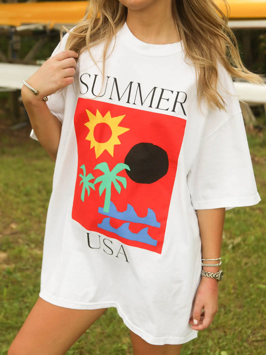 Summer USA Graphic Tee
