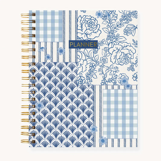 Coastal Patchwork Undated Planner