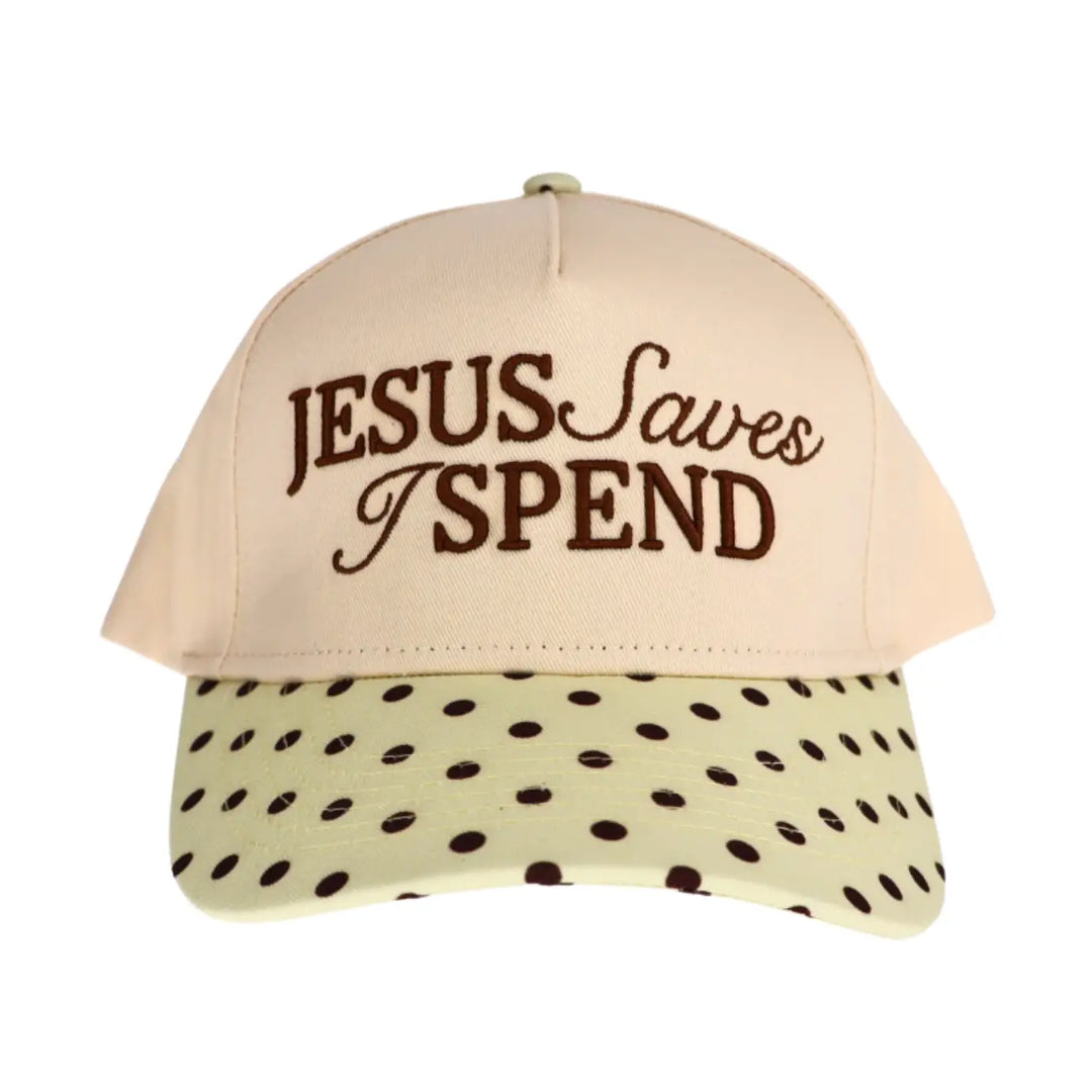 Jesus Saves 3D Embroidered Trucker Hat