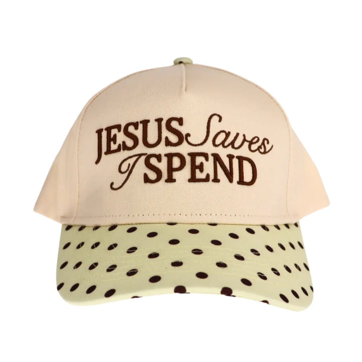 Jesus Saves 3D Embroidered Trucker Hat