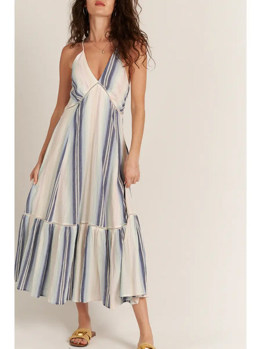 Sun & Stripes Midi Dress