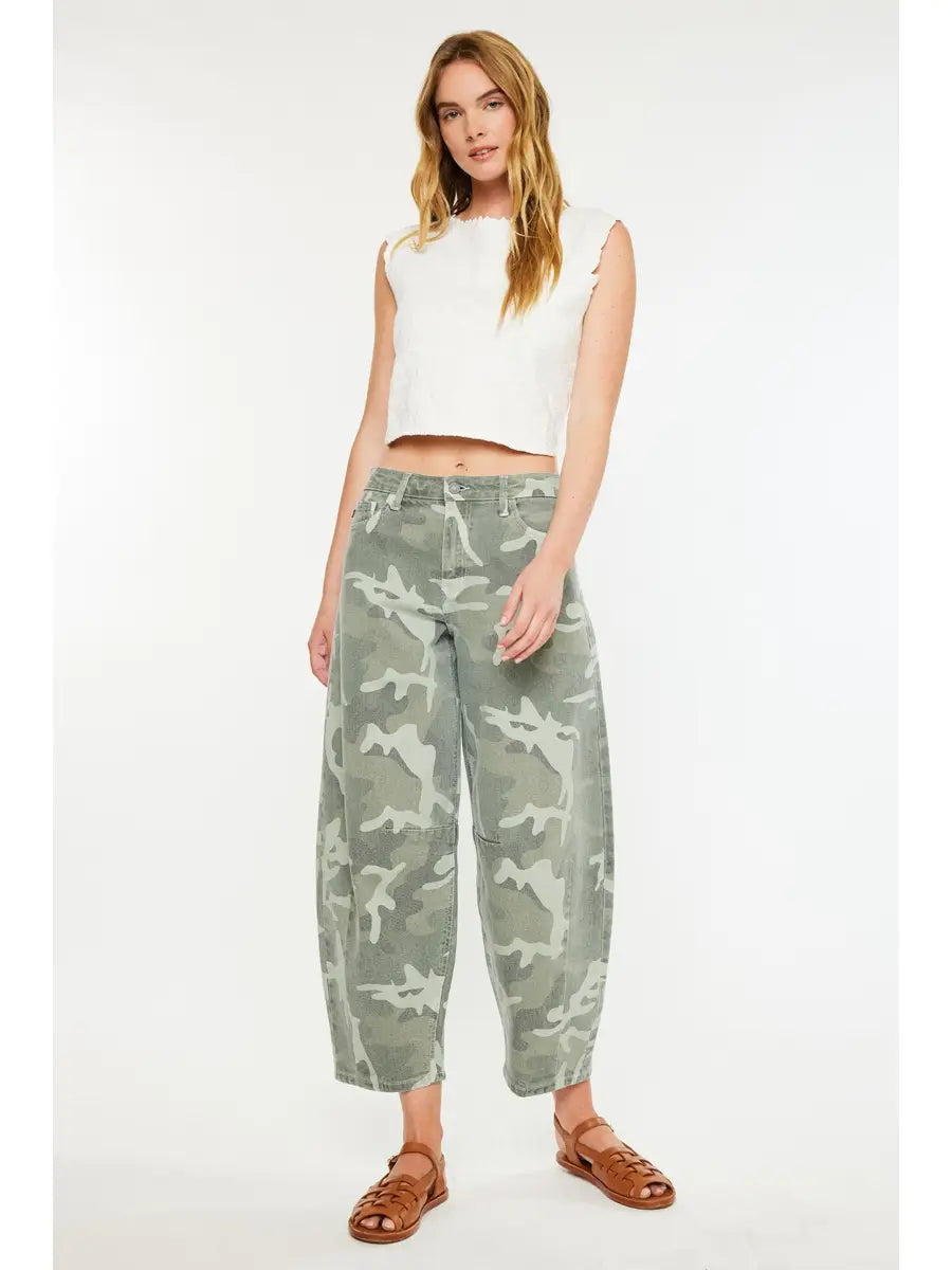 High Rise Camo Print HORSESHOE-