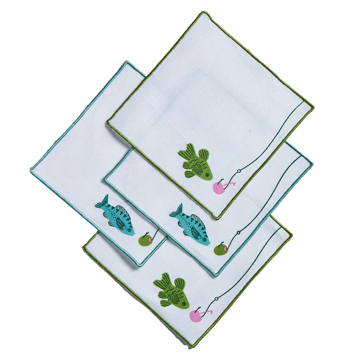 Make A Splash Cocktail Napkin Set of 4 Whitecotton Summer