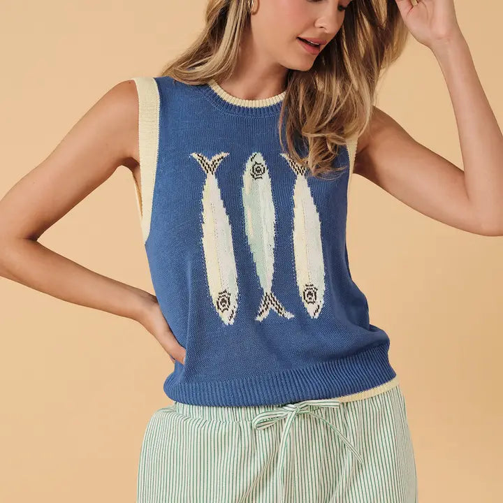 Go Fish Sweater Tank