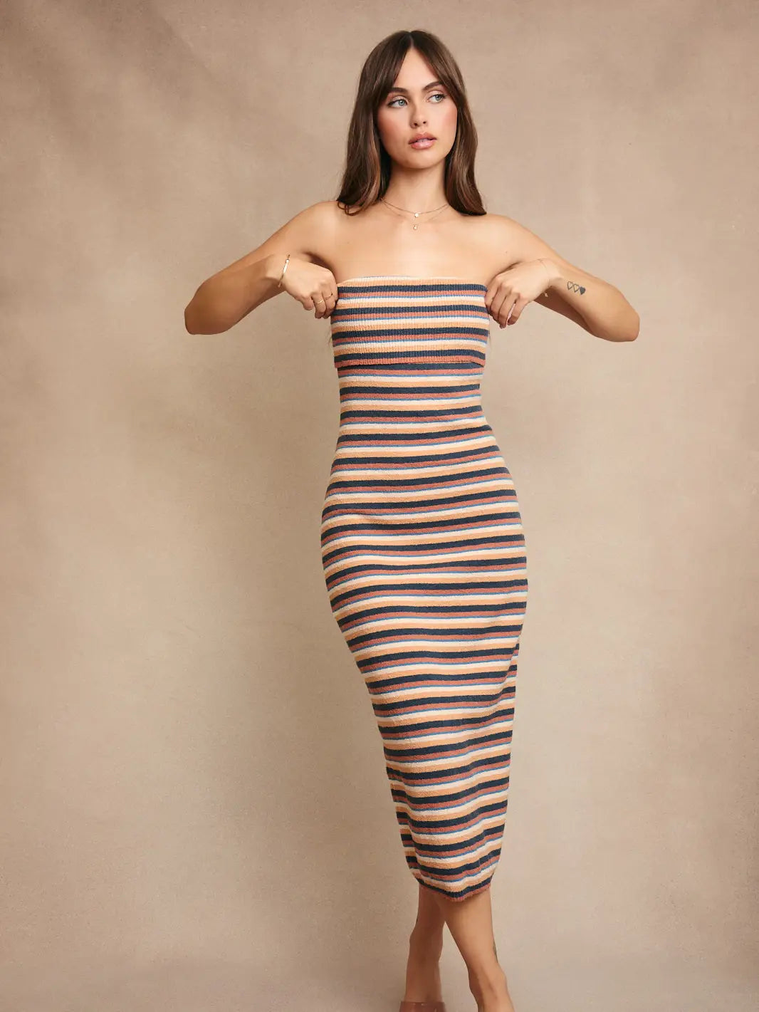 Tube Midi Sweater Dress