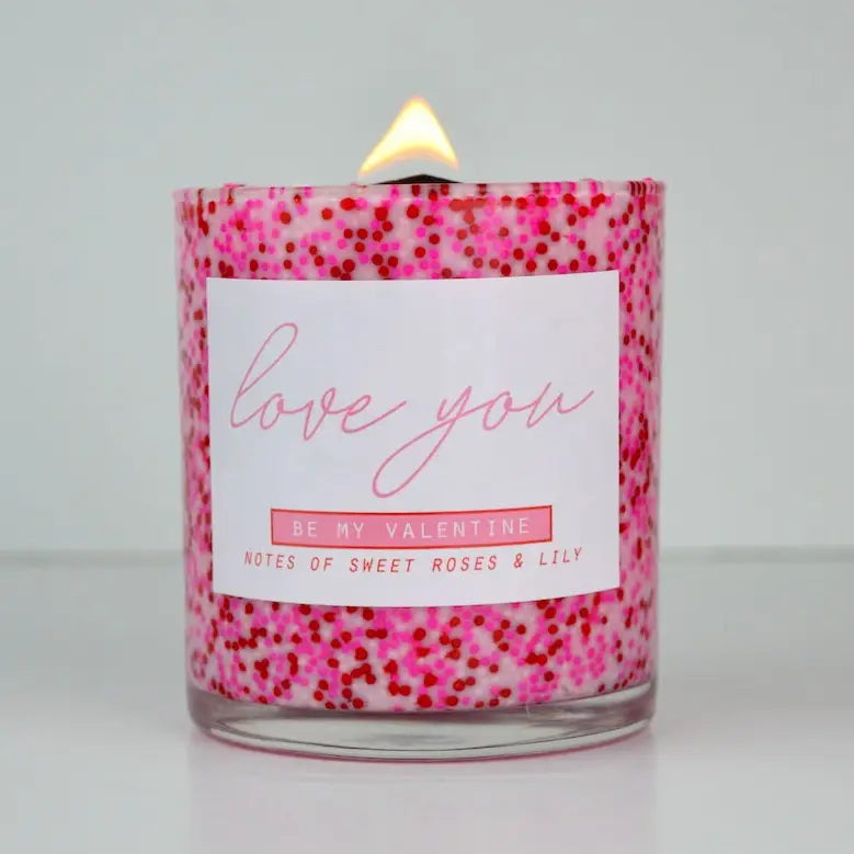 Love You Valentine's Candle