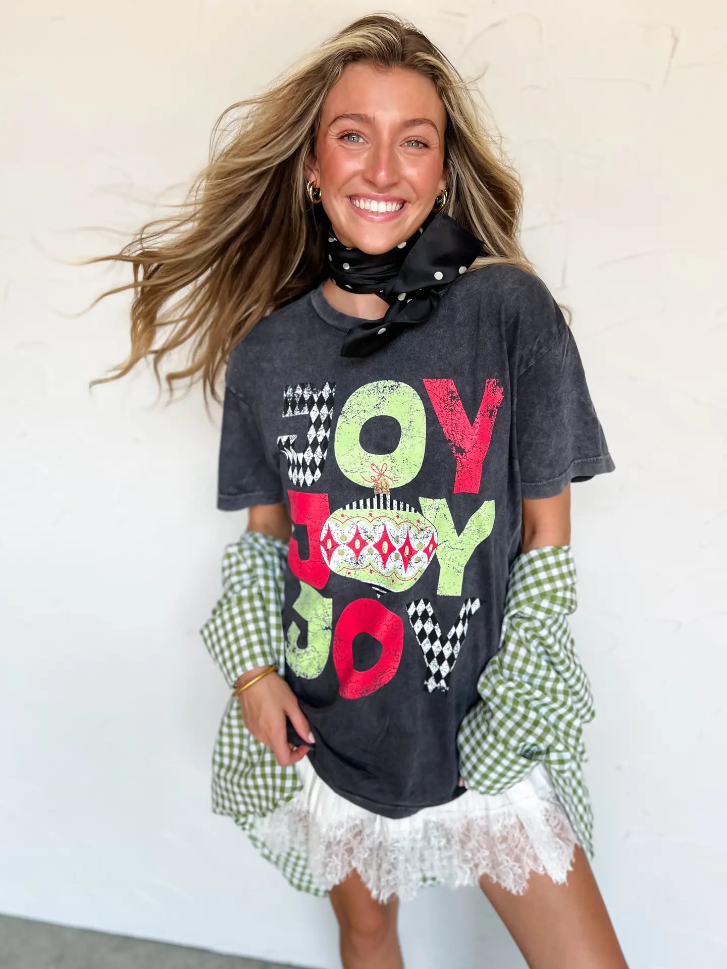 Joy Stacked Graphic Tee