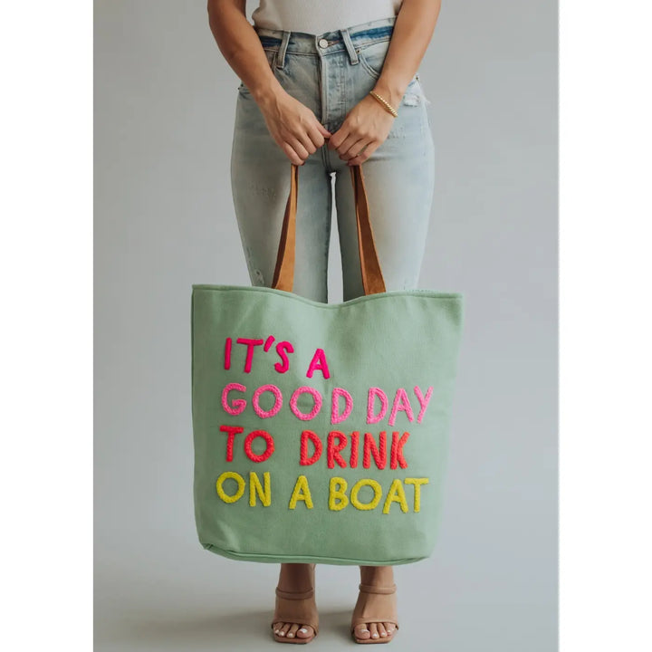 Mint Drink On A Boat Tote