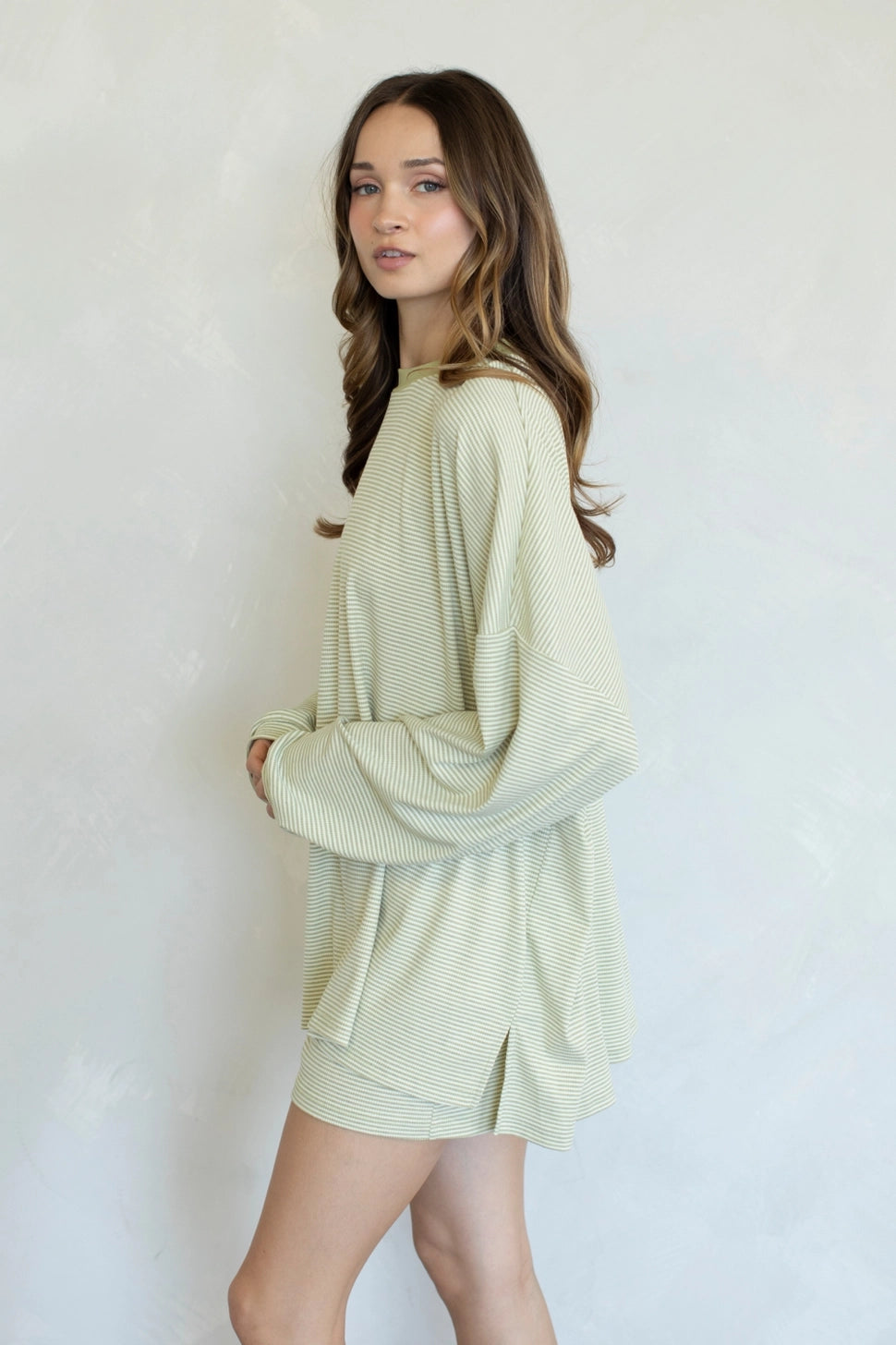 Striped Top | Moss